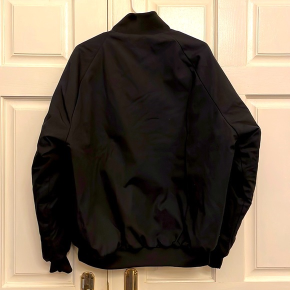 WestArk USA “The Middle.” Crew Bomber Style Jacket, L. Black, with green. - Picture 2 of 6